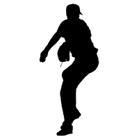 Player silhouette graphic 
